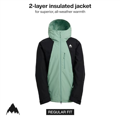 Image of Burton Men's Reserve 2-Layer Insulated Jacket - Waterproof Winter Snowboard Jacket with Helmet Compatible Hood