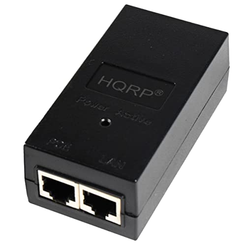 HQRP High Power 55V 30W POE/Power Over Ethernet Injector 10/100/1000Mbps IEEE802.3AT Standard miniatura 5