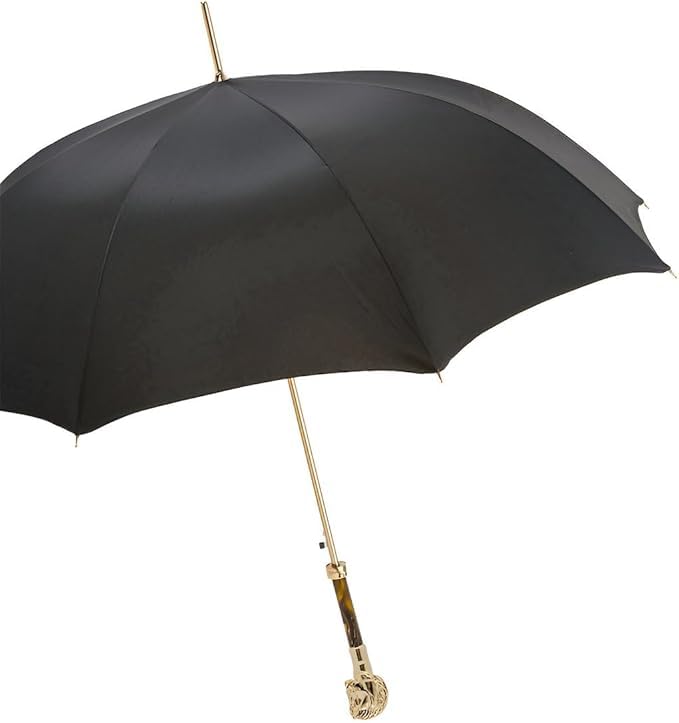 Parapluie Pasotti Golden Horse l'accessoire chic pour les journées pluvieuses