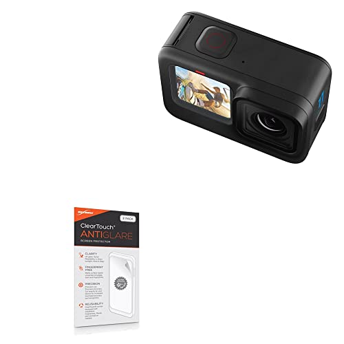 BoxWave Screen Protector Compatible with GoPro Hero 11 CHDHX-111-CN (1.9 in) - ClearTouch Anti-Glare (2-Pack), Anti-Fingerprint Matte Film Skin