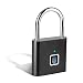 Produktbild Cnloyua Neue 4 .Generation Schloss Mit Fingerabdruck , Intelligentes Fingerabdruckschloss ,,it USB-Ladefunktion , Tragbares Fingerabdruckschloss für Koffer , Gym Locker , Mini Smart Lock