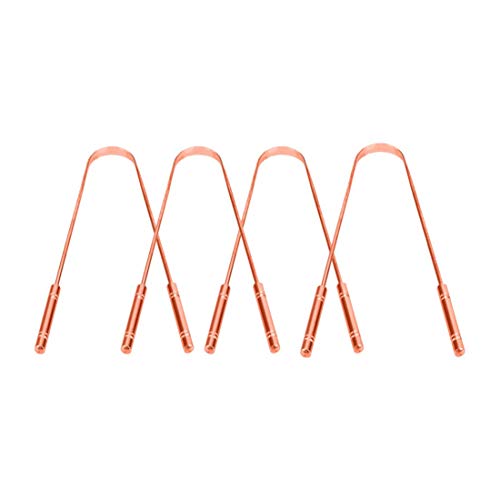 Image of COPPER PREMIUM DESIGN TONGUE CLEANER pack of 4