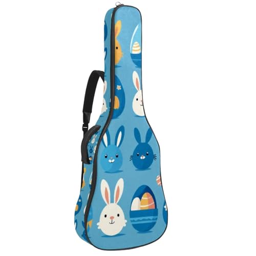 Housse guitare acoustique contre la pluie et les chocs avec doublure épaisse et poches