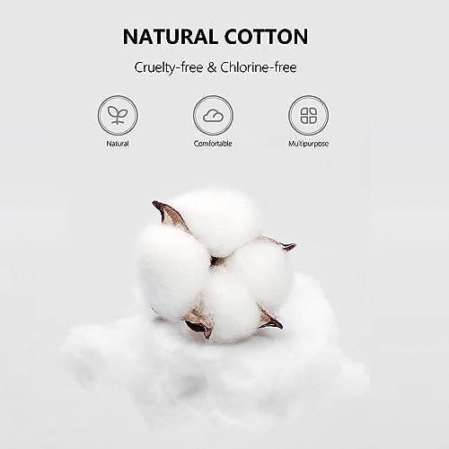 Image of 900pcs Precision Cotton Swabs, Pointed&Flattened Tip Cosmetic Applicators