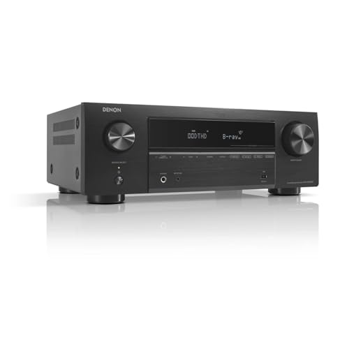 (220v) Receiver Denon AVR-X580BT Bluetooth, Dolby Vision, HDR10+, 5.2 canais 8K (220v)