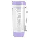 TEA TUMBLER Infuser Water Bottle by Teami - Lavender, 20 Ounce - BPA FREE - Double Walled Mug, Hot or Cold - Our Best Infusion Bottles for Infused Fruit, Smoothies, Tea, even Coffee