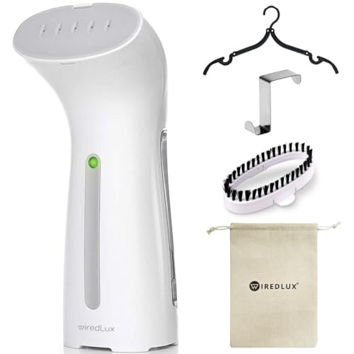 WiredLux Ferro da Stiro Verticale, Stiratore a Vapore per Vacanza e Casa, Steamer Portatile e...
