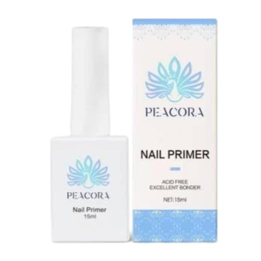 PEACORA 15ml Nail Primer for Gel Nail Polish No Lift Nail Prep Bond Primer Acid Free Fast Air Dry Nail Bonder for Acrylic Powder Nail Supplies Set, Nail Primer-image-19
