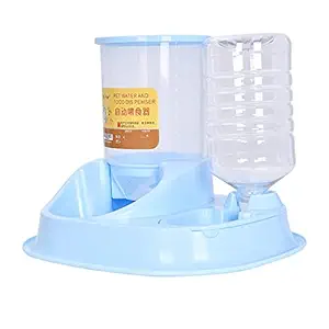 Ali Shipping Automatic PET Water Dispenser Cats Dogs Puppy Water Food Feeder Feeding Blue