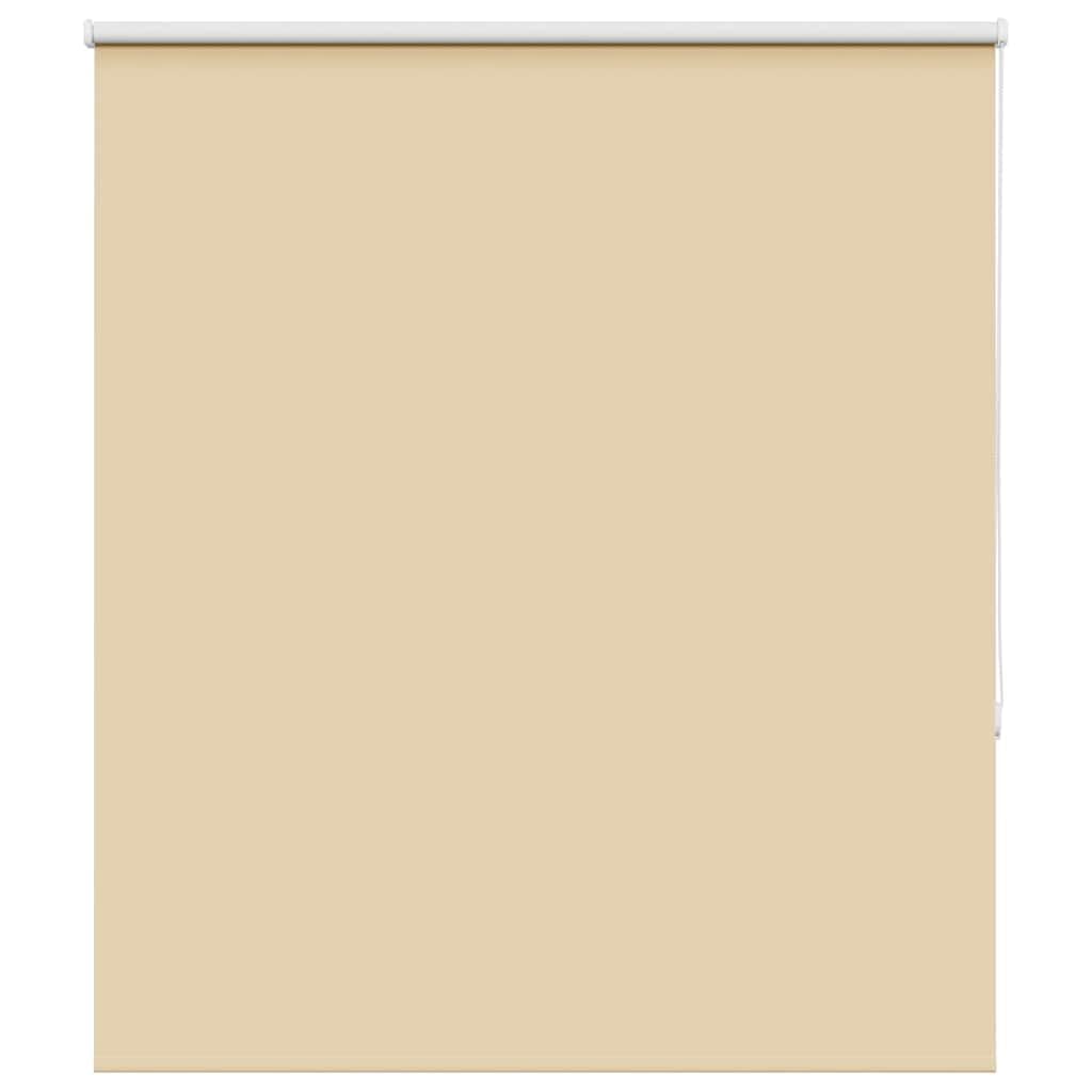 Store enrouleur occultant beige 125x175 cm en polyester avec rail alu
