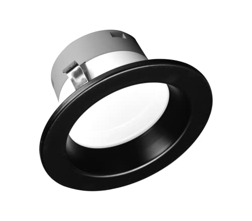Image of DLR4(v6) 4-inch Black Selectable Recessed LED Downlight (DLR4607120SBK)
