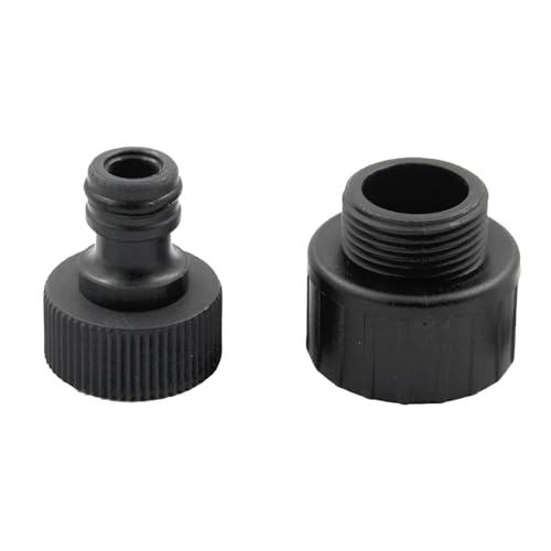 VEATON 3/4" Garden Hose Adapter with Tap Connector, G1 Female to G3/4" Male Thread Including O Ring Water Pump Hose Fitting