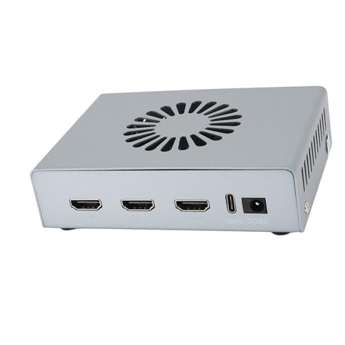 Vvikizy Fusor DMA, Sintetizador de Interfaz Multimedia HD con Entradas de Señal Duales y Transporte sin Pérdidas, para Videojuegos, Videoconferencias y Centros de Datos