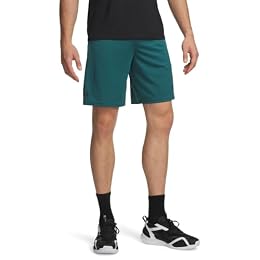 Under Armour Men's Tech Mesh Shorts, (338) Rack Green / / Black, Small
