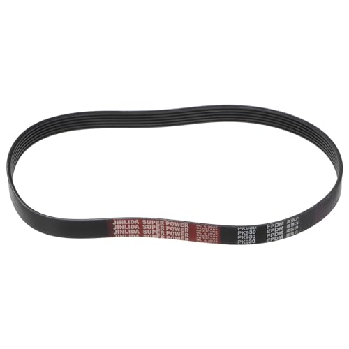 sourcing map - sourcing map 6K366/6PK930 Serpentine Belt 6 Ribs 930mm Length x 21mm Width x 5mm Height, EPDM Poly V Belt, Multi Wedge Micro V Belt for Vehicle