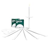 100 Polar Congregation Candle Kits with Drip Protectors 1⁄4