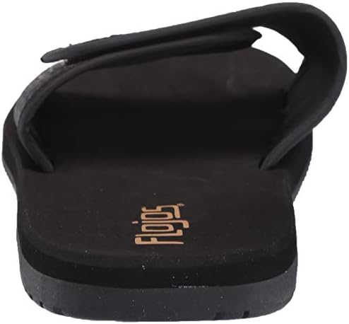 FLOJOS Men's Duke Flip-Flop, Black Weave, 8 M US | Image 2