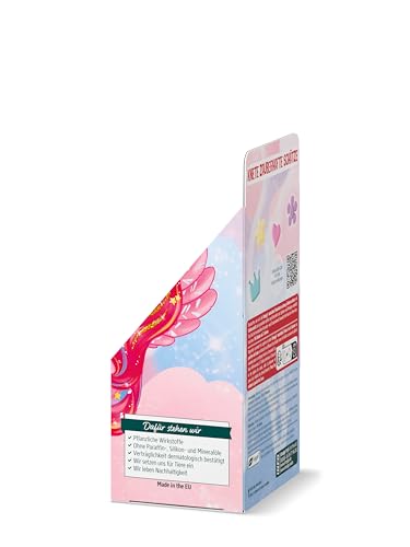 Kneipp naturkind Badeüberraschung Einnhornschatz - Sprudelnde Badekugel für Kinder mit Überraschung - Badespass Einhorn Badeüberraschung Schatzkiste mit Knetseife zum Spielen und Reinigen - 1 Stück