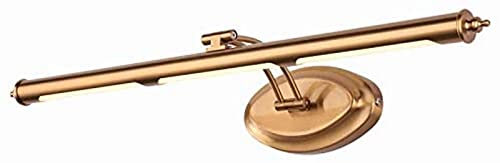 Miroir applique bain décor LED cuivre pour rafraîchir votre pièce