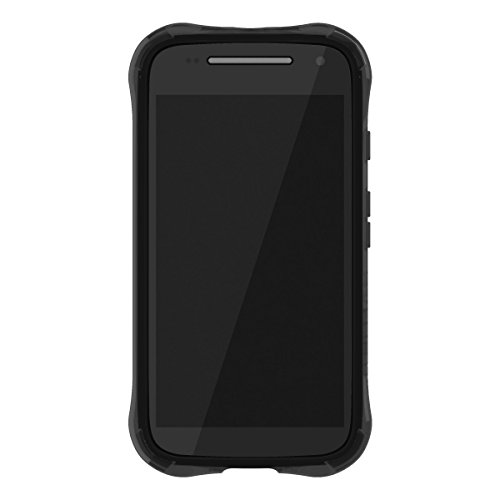 Ballistic, Moto E LTE Case [Jewel Series] Six-Sided - 6ft Drop Test Certified Case Protection [Black] Reinforced Bumpers Cell Phone Case for Moto E LTE - Black