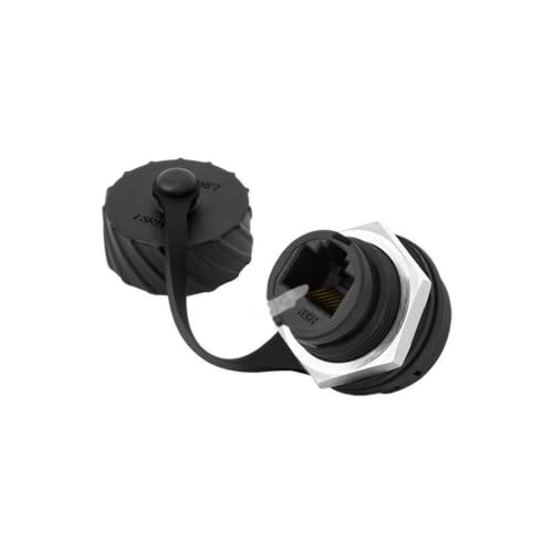 Cable de red RJ45 anticaídas y resistente al agua con conector de aviación 4