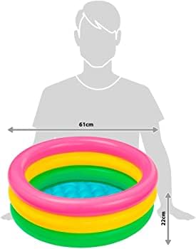 Image of Inflatable Pools Multicolor for Bath and Swimming (2 FT + Pump)