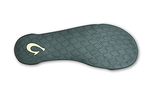 OluKai Mahana Men’s Soft Cotton Slippers, Cotton Blended Jersey & Full-Grain Leather Pull Loop, Comfortable & Breathable Fit3