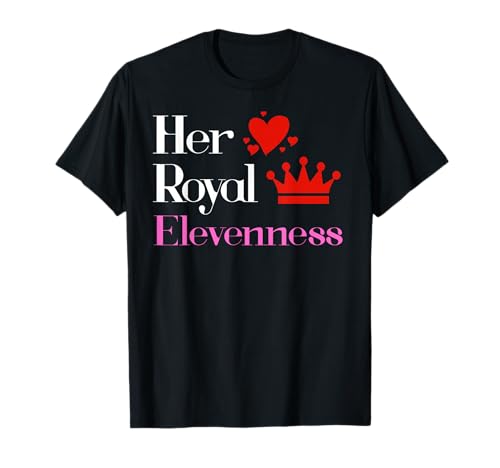 Product Image of the Shirt for 11 Year Old - 11th Birthday Gift Royal Elevenness T-Shirt