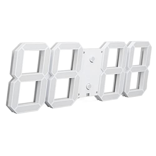 Intelligent Wall Clock, Wall Led Number Time Clocks, Electronic Clock With Dimmable 3Rd Gear, Digital Wall Clock For Office Classroom Living Room, Multilingual App Control(Us) #TOP12