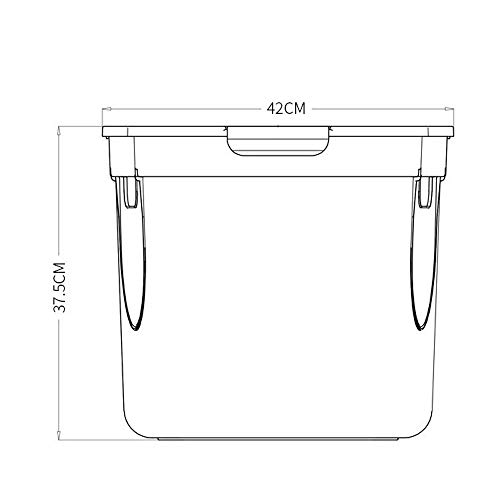 Top Cat Vaso sanitário branco para gatos à prova de respingos de três portas, grande capacidade, cor
