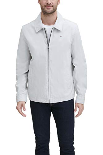 Image of Tommy Hilfiger Men's Lightweight Zip-up Microtwill Golf Jacket (Standard and Big & Tall Sizes)