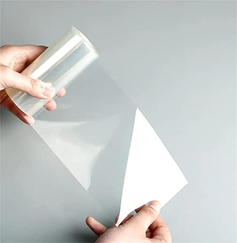 Image of Cake Decor Clear Acetate Cake Collar Roll 8cm x 10m - Food Grade PET Transparent Cake Strip for Mousse Cake, Chocolate Decoration, Baking & Pastry Tools - Professional Cake Decorating Collar Sheet