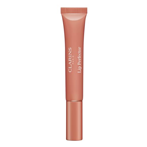 Clarins Natural Lip Perfector | Award-Winning | Sheer Finish Lip Gloss | Instant 3D Shine | Nourishing, Hydrating, Softening and Lip Plumping | Contains Natural Plant Extracts With Skincare Benefits