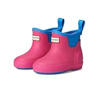 Hunter Finley(Toddler/Little Kid) Rain Boot, Medium Pink/Medium Blue, 3 US Unisex