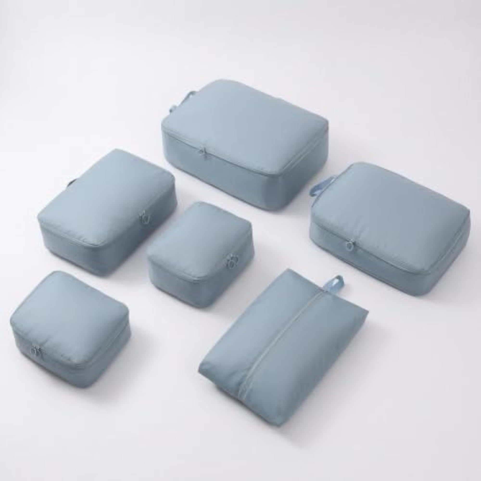 6-Piece Travel Compression Packing Cubes Set for Luggage