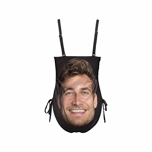 Custom Face Bathing Suit Personalized Picture Swimsuits for Women One Piece Swimwear with Husband Photos Pool Gifts4