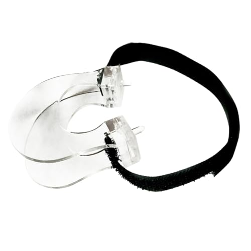 Beavorty Geigenbogen Korrekturwerkzeug 1/2 Geigenricht Kollimator aus Transparentem Kunststoff Leichtes Zubehör für Anfänger zur Bogenführung und Übung