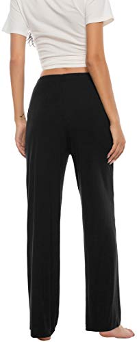 JINSHI Womens Pajama Pants with Pockets Soft Comfortable Lightweight Elastic Drawstring Modal Pajama Bottoms Lounge Pants4