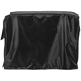 MINAOLULUS Housse de Cage pour Animaux en Tissu Oxford Noir 79 X 50,8 X 53 Cm, Protection ...