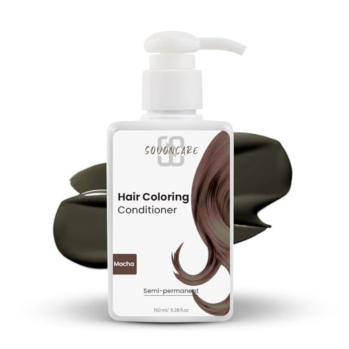 SOVONCARE Mocha Hair Color Depositing Conditioner Mask 5.28 OZ Cruelty-Free