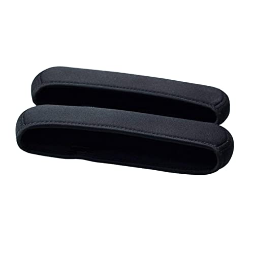Veemoon 1 Pair Office Chair Armrest Cover Black Neoprene Armrest Pad for Comfort Pressure Relief for Home Office Use Stylish Protection for Various Chairs