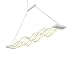 Produktbild Aufun 60W LED Höhenverstellbar Pendelleuchte, Moderne Acryl Kronleuchter Kurve Hängelampe Esstisch Kreative Deckenlampe für Esszimmer Küche Wohnzimmer schlafzimmer Flur Warmweiß