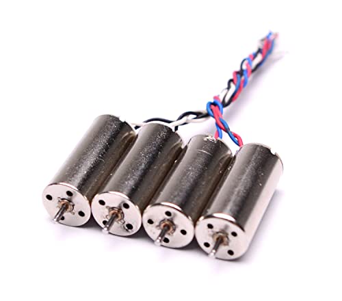 Youngrc 8520 Coreless Motor 8.5 X 20Mm Brushed Motors + 55Mm Cw Ccw Propeller For Diy Micro Qx95 Qx110 Quadcopter Rc Drone #TOP6
