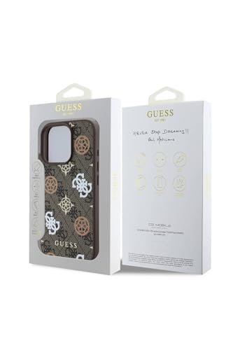 Coque Guess MagSafe Marron IP16 Pro Max Protection PU - 5