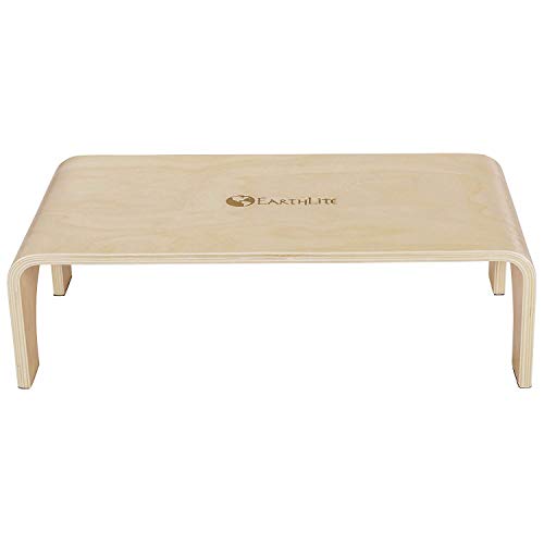 EARTHLITE Houten kruk Big Step - opstap/kruk van verfijnd, duurzaam geteeld esdoornhout, hoogwaardig & stabiel (18cm) - Image 6