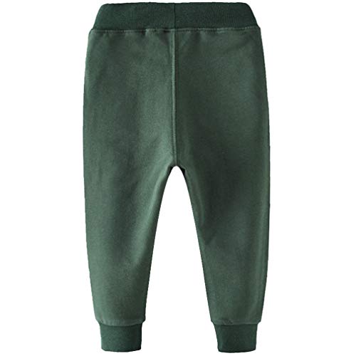 Image of Little Boys Jogger Pants Toddler Boys' Drawstring Elastic Waist Cotton Casual Sweatpants 1PC / 2 PCS Set