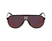 Carrera New Champion Aviator Sunglasses, Black Dark Ruthenium & Black Brown, 62 mm