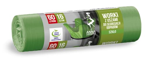 Anna Fadna Ohrenbeutel Abfalltrennung GLAS 60L 16St grün Cover