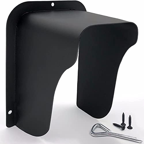 JTWMY Cubierta para la Lluvia, Cubierta De Lluvia para Timbre, Parasol De Metal Exterior Impermeable para CáMara De Video, Carcasa Impermeable para el Control de Acceso de la Puerta L Cover
