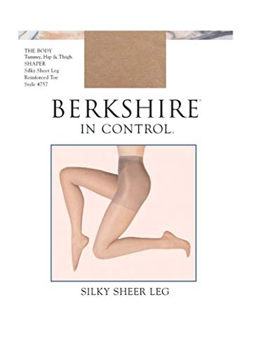 Image of Berkshire Women's In Control Silky Sheer Pantyhose with Reinforced Toe